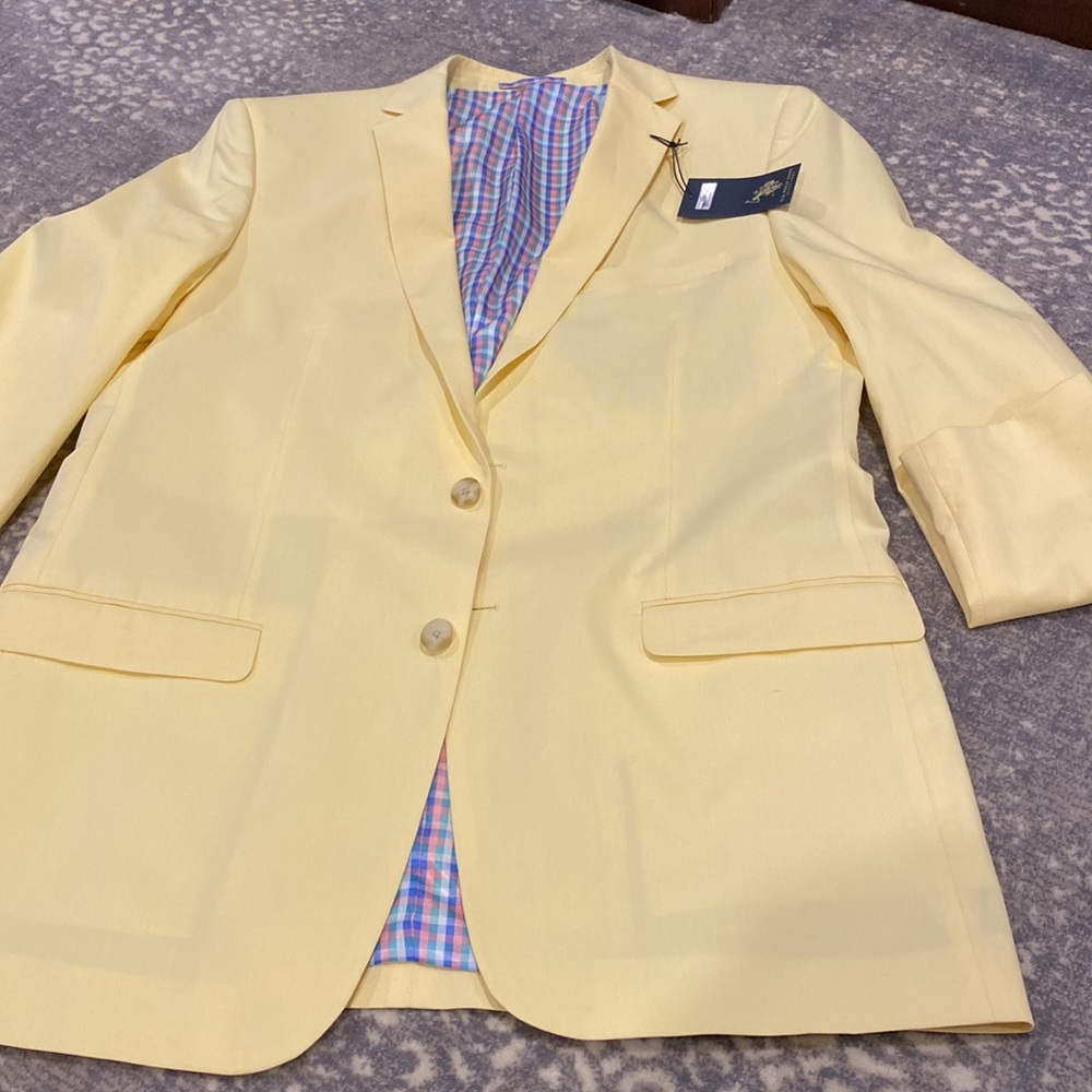US POLO ASSN MENS NWT YELLOW JACKET 42 L - Picture 14 of 14